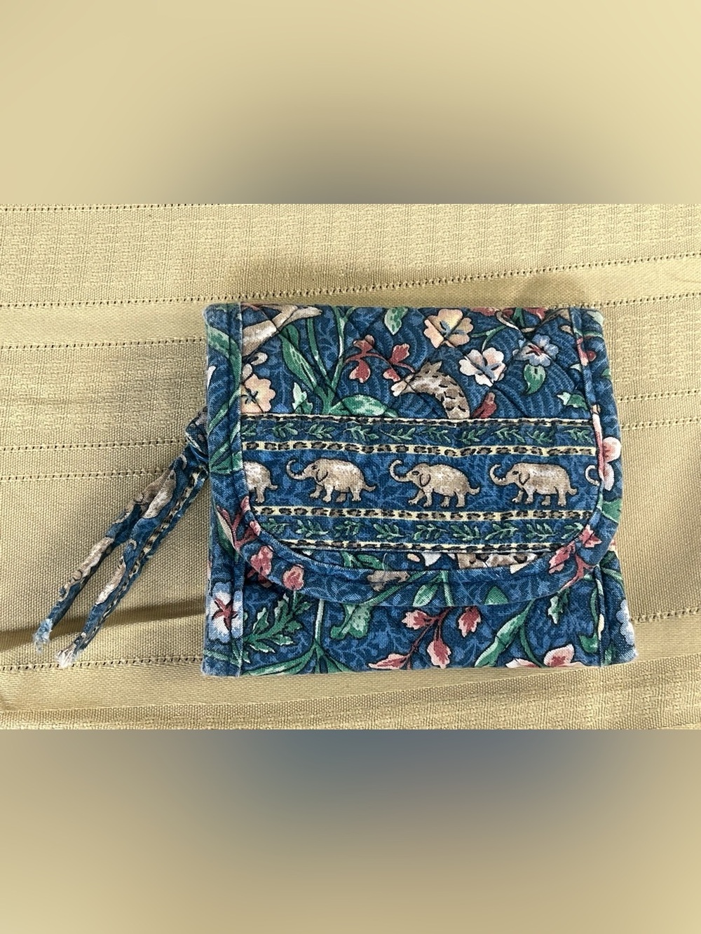 Vintage Vera Bradley Animal Kingdom Trifold Wallet